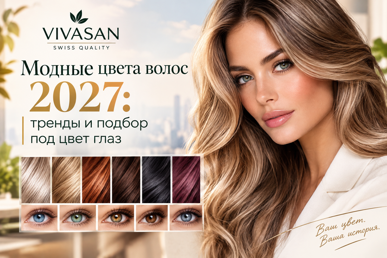 Модные цвета волос 2027: тренды сезона и подбор оттенка СаноТинт